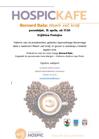 Hospickafe: Nisem več kralj