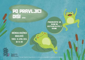 Pravljična ura v Občinski knjižnici Braslovče