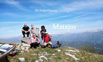 Fotoreportaža - PD na Matajurju 14.4.2024
