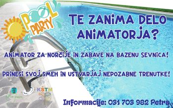 Animator na bazenu Sevnica 