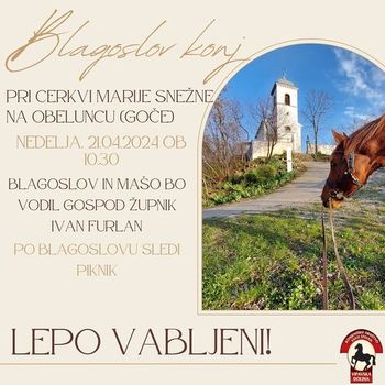 Blagoslov konj (Goče)
