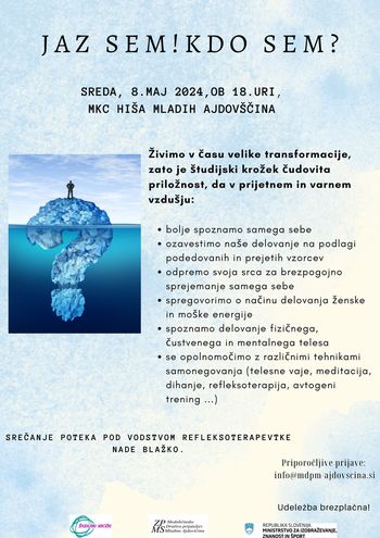Predavanje JAZ SEM! KDO SEM?