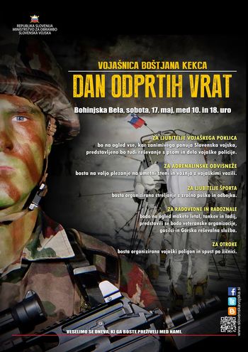 Dan odprtih vrat v vojašnici na Bohinjski Beli