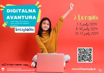 Vabilo - Poletni otroški tabori LRF za Pomurje
