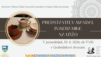 Predstavitev mandal in keramike na U3ŽO Vrhnika