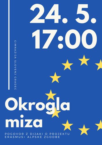 ERASMUS+ Alpske zgodbe, okrogla miza