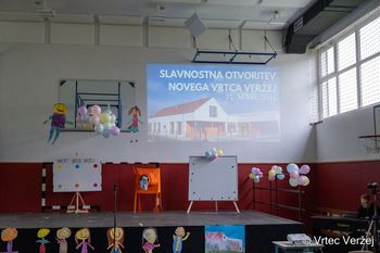 Utrinki otvoritve novega vrtca Veržej 