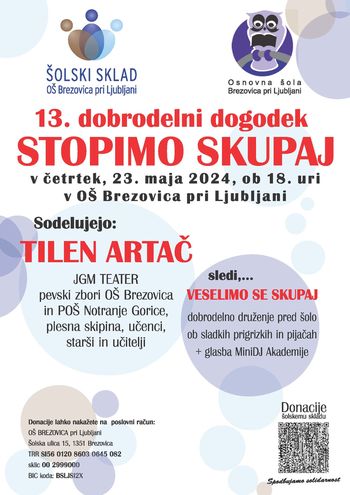 13. dobrodelno dogodek - STOPIMO SKUPAJ