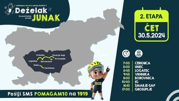 Deželak junak bo jutri na poti tudi skozi našo občino