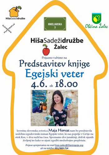 PREDSTAVITEV KNJIGE - EGEJSKI VETER