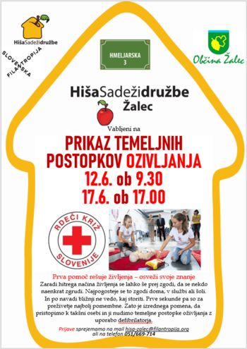PRIKAZ TEMELJNIH POSTOPKOV OŽIVLJANJA