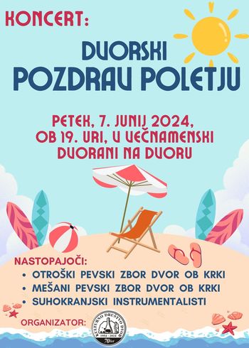 DVORSKI POZDRAV POLETJU