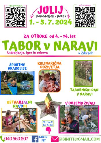 Tabor v naravi za otroke