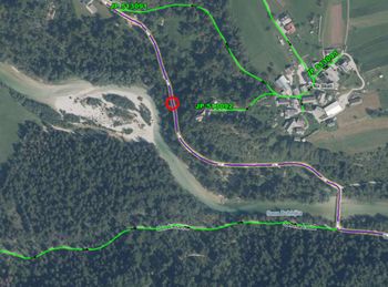 Obvestilo o zapori ceste Lancovo–Bodešče