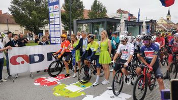 Video novica: Start 2. etape 30. kolesarske dirke Po Sloveniji v Žalcu