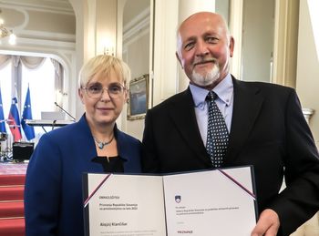 Priznanje Republike Slovenije za izjemne dosežke na področju prostovoljstva prejel Lojze Klančišar