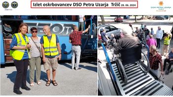 Pomoč pri izvedbi in varovanje oskrbovancev DSO Petra Uzarja Tržič