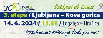 Kolesarska dirka po Sloveniji gre skozi Logatec