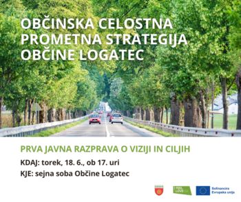 Prva javna razprava na temo vizije in ciljev Občinske celostne prometne strategije Občine Logatec