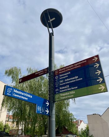 Usmerjevalne table za lažji dostop do pomembnih stavb in znamenitosti v Celju 