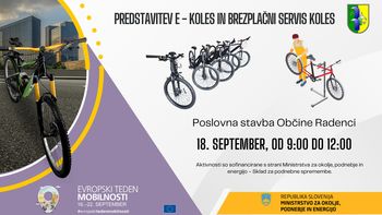 Predstavitev e-koles in servis koles