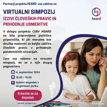 Virtualni simpozij o izzivih človekovih pravic in prihodnjih usmeritvah