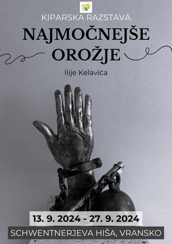 Najmočnejše orožje Ilije Kelavića, kiparska razstava