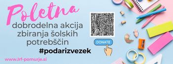 Dobrodelna akcija #podarizvezek Dobrodelna akcija #podarizvezek