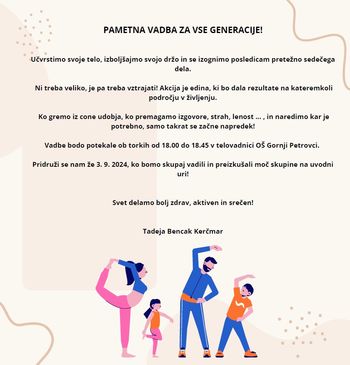 Pametna vadba za vse generacije