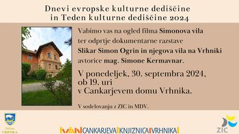 Dnevi evropske kulturne dediščine in Teden kulturne dediščine 2024