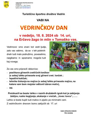 Vedrinčkov dan
