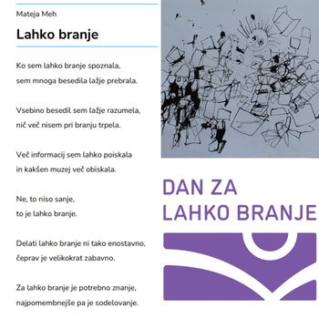 Izšel je e-zbornik pesmi v lahkem branju