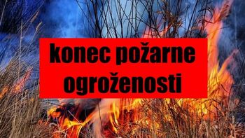 Preklicana velika požarna ogroženost Preklicana velika požarna ogroženost