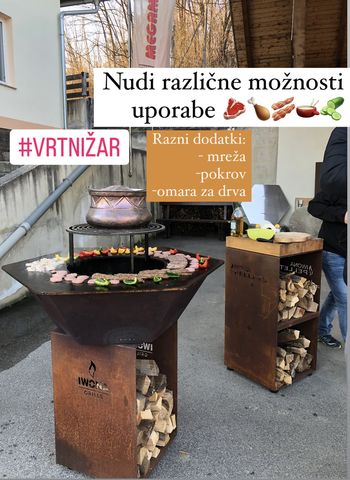 Vrtni žar na drva Vrtni žar na drva
