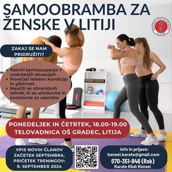 TEČAJ SAMOOBRAMBE ZA ŽENSKE