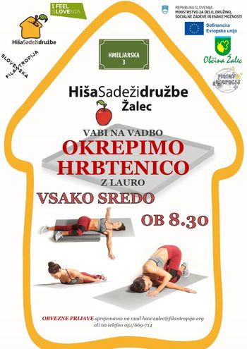 Okrepimo hrbtenico