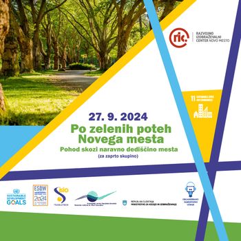 Po zelenih poteh Novega mesta – Pohod skozi naravno dediščino mesta
