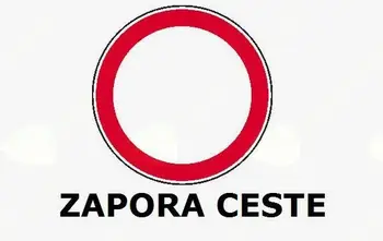 Delna zapora državne ceste na Igu (Ljubljanska cesta pri Petrolu)