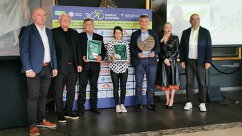 Video novica: Občina Žalec dobila naziv "Naj gostitelj 30. kolesarske dirke Po Sloveniji"