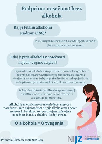 Podprimo nosečnost brez alkohola (FAS) 