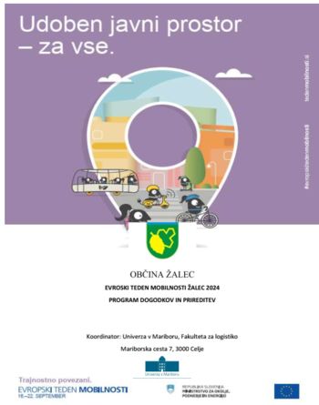 Evropski teden mobilnosti v Žalcu 2024 – Program dogodkov