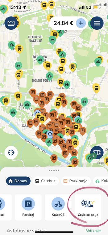 Namesto kartončkov trajnostni prihodi v šolo in službo digitalizirano v Centralki 