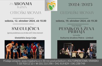 OTROŠKI IN GLEDALIŠKI ABONMA IN IZVEN 2024/2025 