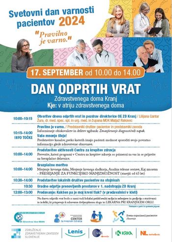Dan odprtih vrat v Zdravstvenem domu KRANJ 