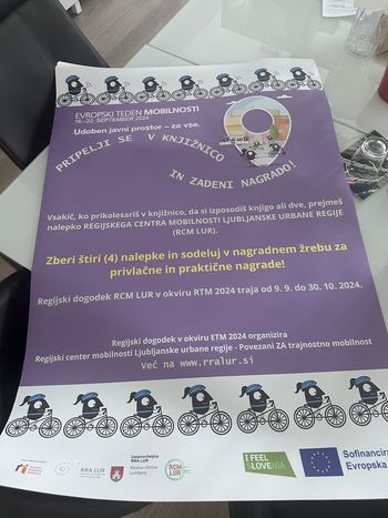 Pridi s kolesom v knjižnico in sodeluj v nagradnem žrebanju