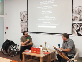 Literarni večer FD s Simonom Šerbinkom