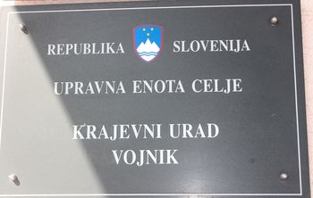 Obvestilo o zaprtju Krajvnega urada Vojnik