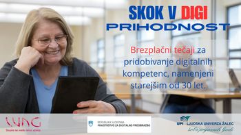 Skok v digitalno prihodnost – brezplačni tečaji za pridobivanje digitalnih kompetenc