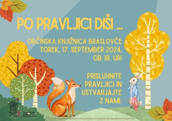 Pravljična urica v Občinski knjižnici Braslovče
