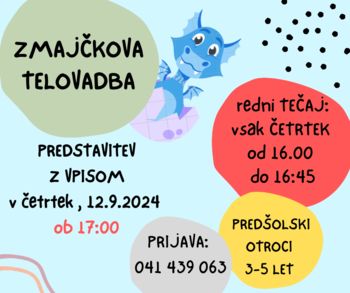 ZMAJČKOVA TELOVADBA predstavitvena urica
